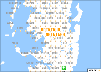 map of Matetewa