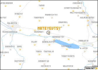 map of Mateyevtsy