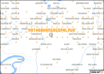 map of Māthābhānga Gopālpur