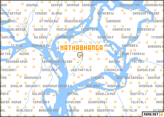 map of Māthābhānga