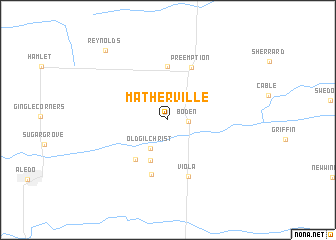 map of Matherville