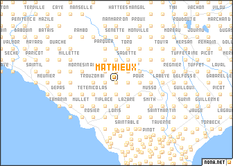map of Mathieux