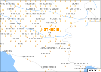 map of Mathurin