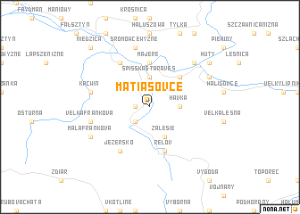 map of Matiašovce