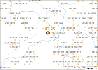 map of Matías