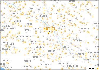 map of Matići