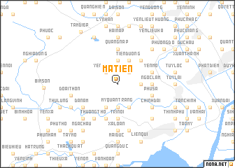 map of Mâ Tiên