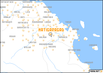 map of Matigaragad