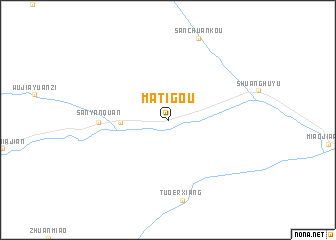 map of Matigou