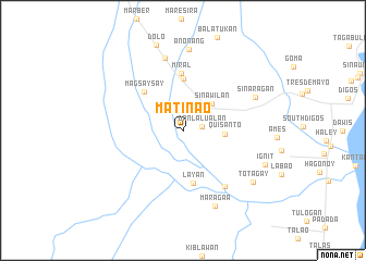 map of Matinao