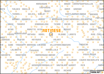 map of Matinese