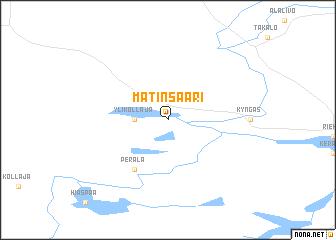 map of Matinsaari