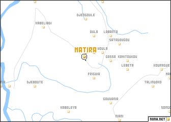 map of Matira