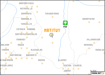 map of Matituy