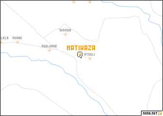 map of Matiwaza