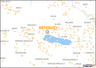 map of Matkovići