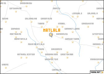 map of Matlala