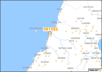map of Matnog