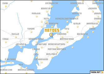 map of Matões