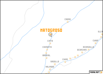 map of Matogroso