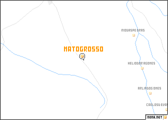 map of Mato Grosso