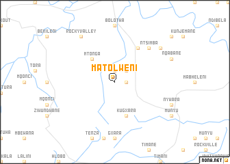 map of Matolweni