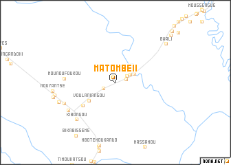 map of Matombé II