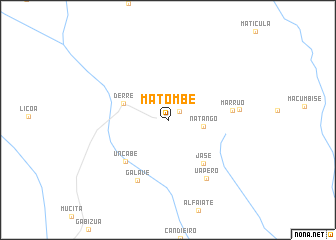 map of Matombe