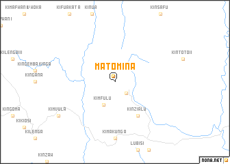 map of Matomina