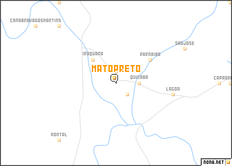 map of Mato Prêto