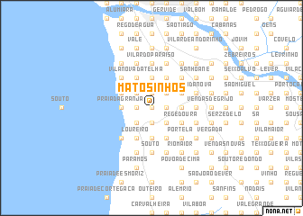 map of Matosinhos