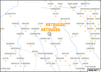 map of Matougou