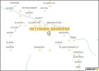 map of Maţraḩ Ahl Bā Ḩamrān