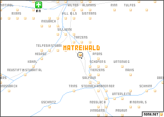 map of Matreiwald