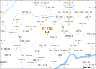 map of Matru