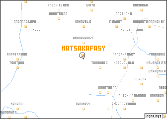 map of Matsakafasy