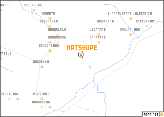 map of Matshupe