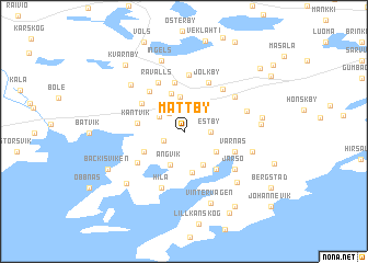 map of Mattby