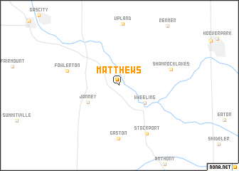 map of Matthews