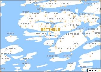 map of Mattholm