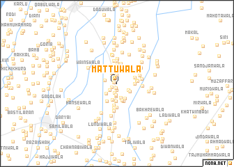 map of Mattuwāla
