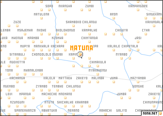 map of Matuna