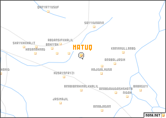 map of Ma‘tūq