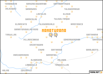 map of Maturana