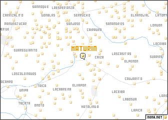 map of Maturín