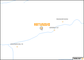 map of Matusovo