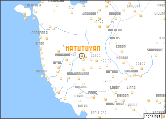 map of Matutuyan