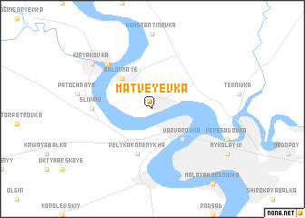 map of Matveyevka