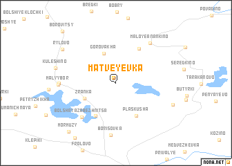 map of Matveyevka