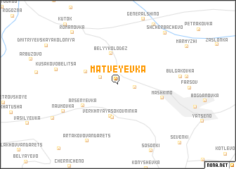 map of Matveyevka